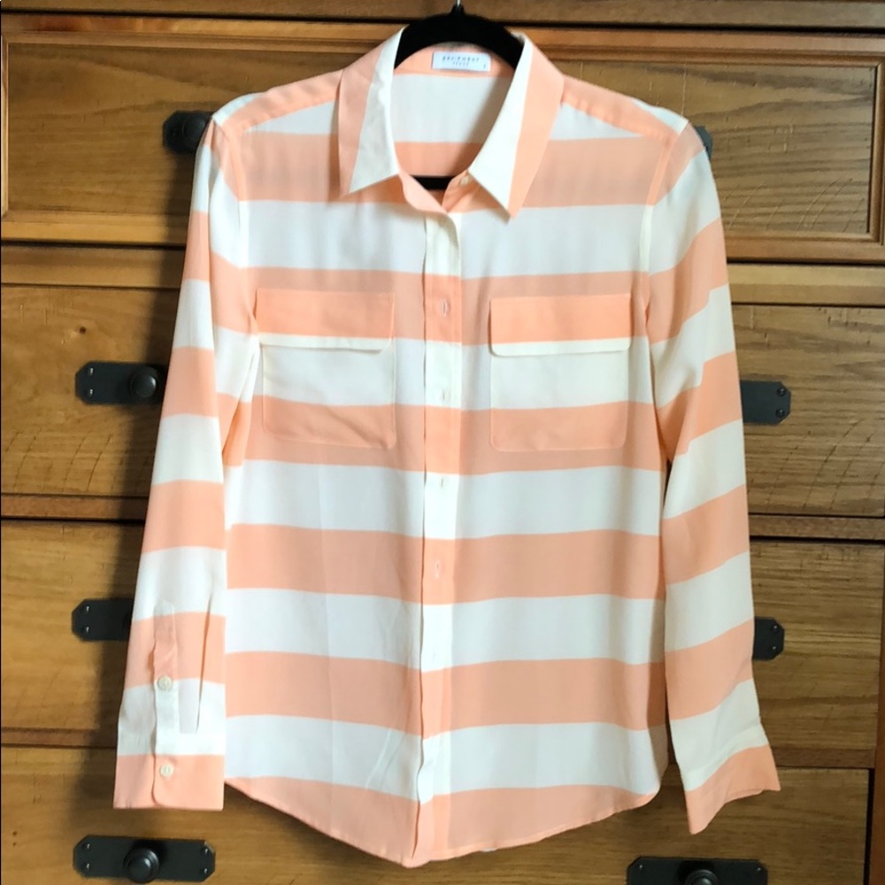 NWOT Equipment Femme 100% Silk Shirt New
